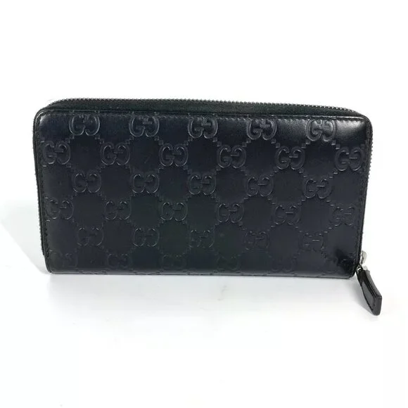 GUCCI 307987 Guccissima GG Long wallet Zip Around Long Wallet - Picture 2 of 14
